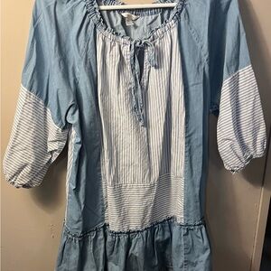Blue Striped Women's Top